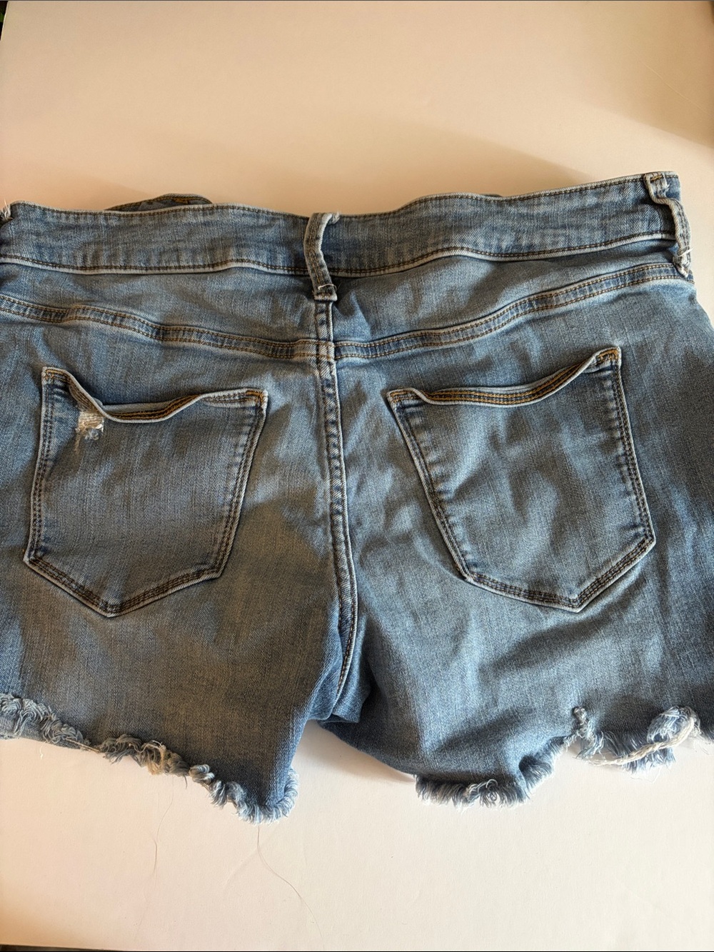 Universal Thread Light Blue Distressed Denim Cutoff Shorts - Picture 3 of 3